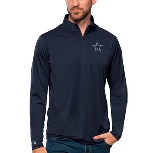 Dallas Cowboys NFL Men's Pullover Jacket Lightweight‎ Quarter Zip S NWT